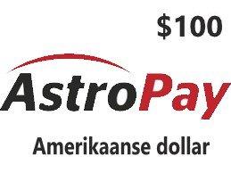 AstroPay 100 $ USD Amerikaanse dollar