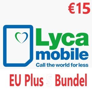 Lyca EU  Plus Bundel S €15 NL