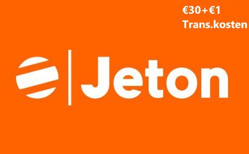 JetonCash  €30+€1 kosten