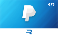 Rewareable Paypal Gift cards €75
