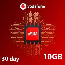 Vodafone eSim 10GB, 30day