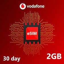 Vodafone eSim 2GB, 30day