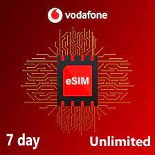 Vodafone eSim Unlimited 7 day