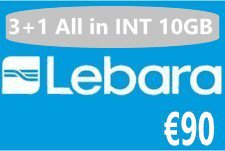 Lebara 3+1 All in INT  10GB