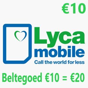 LycaMobile €10 NL