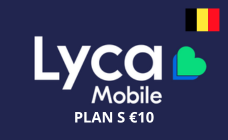 Lycamobile Plan S Belgie €10