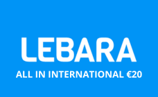 Lebara All in internat. €20 