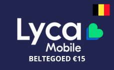 Lycamobile Belgie €15